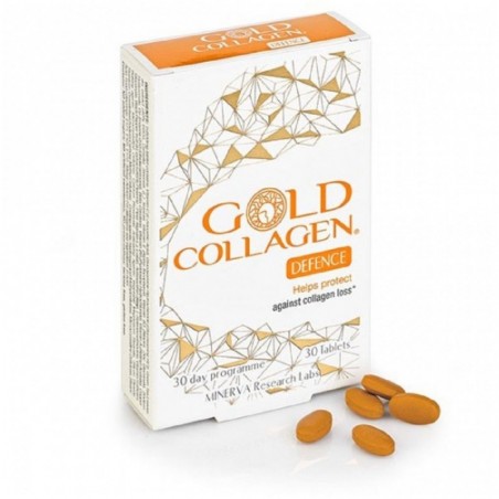 versnelling restaurant Kwelling MINERVA RESEARCH - Gold Collagen Defence - Food Supplement 30 Capsules