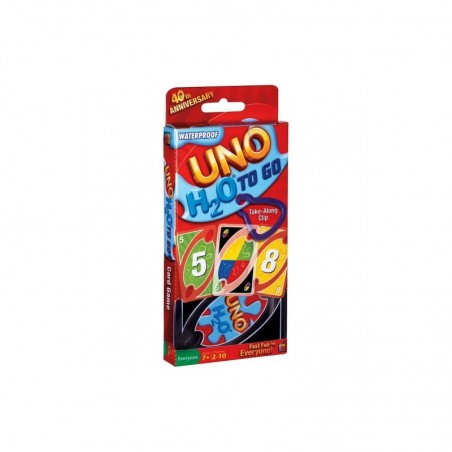 Mattel Uno H2o To Go Transportable Waterproof Card Toy