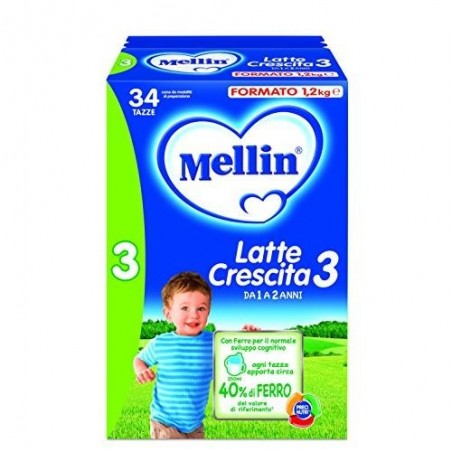 Mellin 2 Latte Polvere 1,2kg