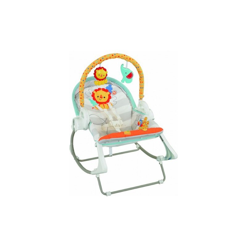Bot God wapen FISHER-PRICE - Baby Bouncer Swing And Rocker 3 In 1 Natur Puppies