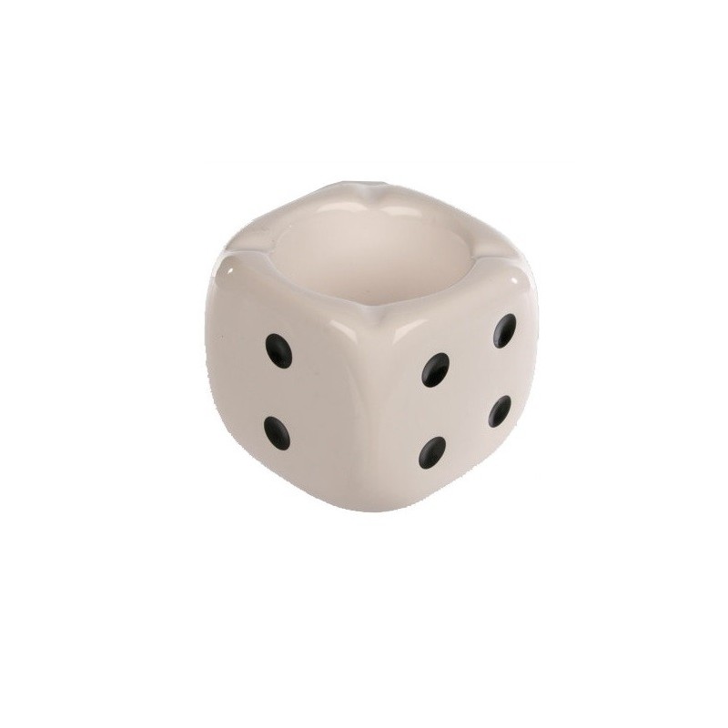 OUT OF THE BLUE - dice shaped ashtray