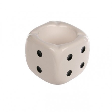OUT OF THE BLUE - dice shaped ashtray