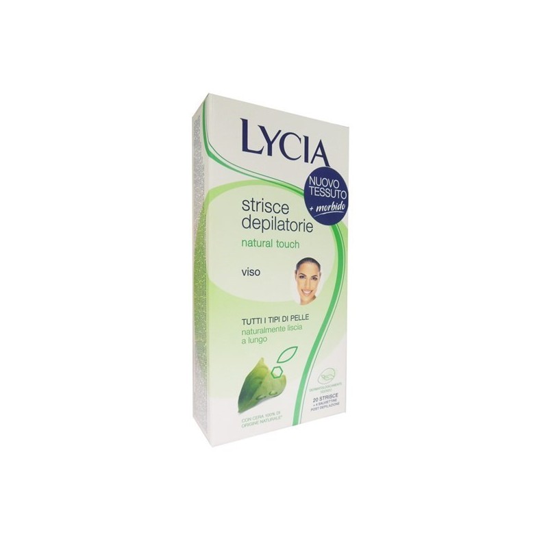 Lycia Strisce Depilatorie Viso Natural Touch 20 Stris