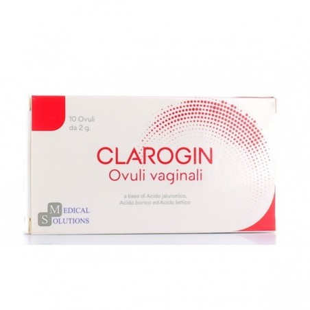 MEDICAL SOLUTIONS - Clarogin 10 Ovuli - for vaginal dryness and itching 10 ovules