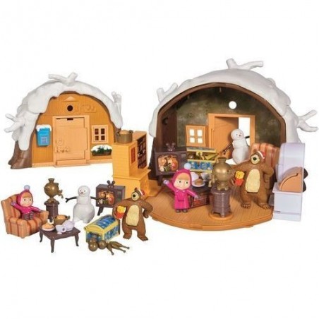 SIMBA - Masha And The Bear - Winter Bear's House Playset