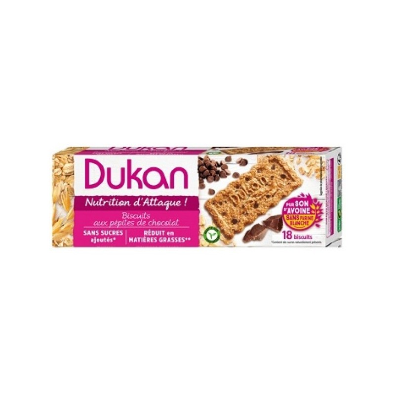 DUKAN - Oat Bran Biscuits With Chocolate 225g
