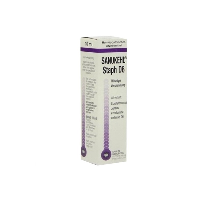 SANUM - Sanukehl Staph D6 - homeopathic remedy 10 ml drops