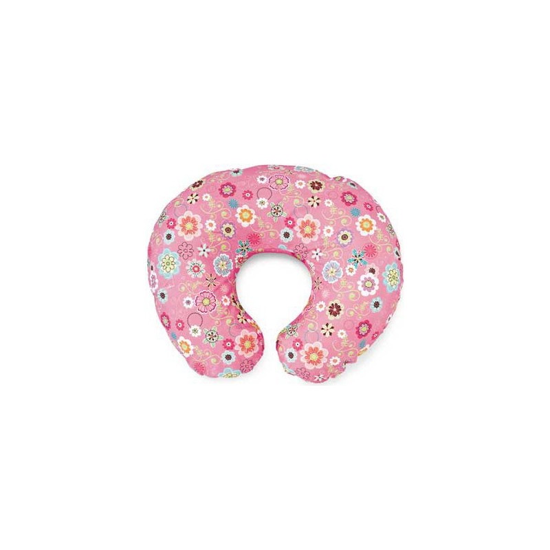 Boppy Breast Feeding Pillow Cotton Colored Pink Wild Flowers