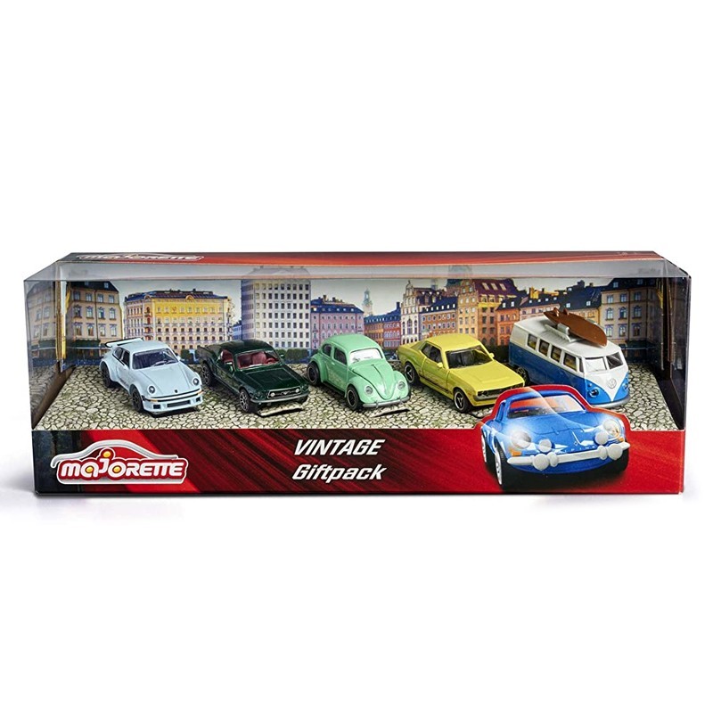 Set of 5 Vintage Cars