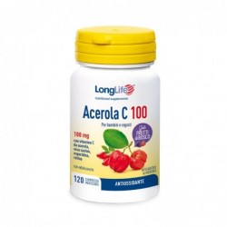 Acerola C 100 Antioxidant Supplement 120 chewable tablets berry flavor