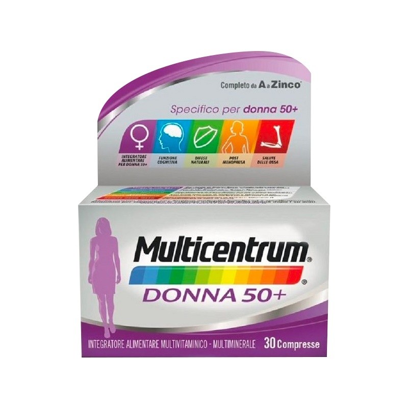 Multicentrum - Donna 50+ - Vitamin And Mineral Supplement For Women 30  Tablets