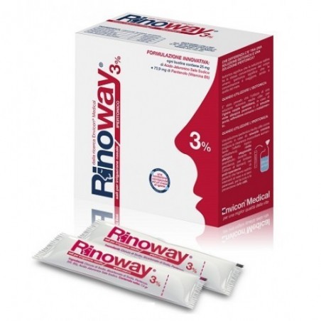 ENVICON MEDICAL - Rinoway 3% - Hypertonic salts for nasal shower 30 sachets