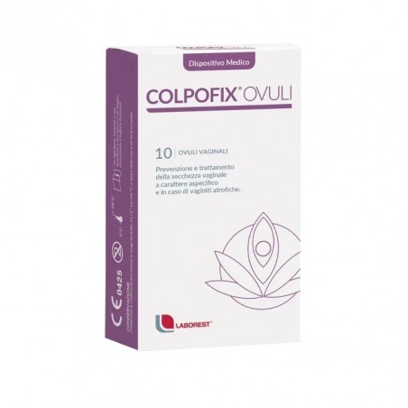 LABOREST - Colpofix Ovuli - For vaginal dryness - 10 ovuli vaginali