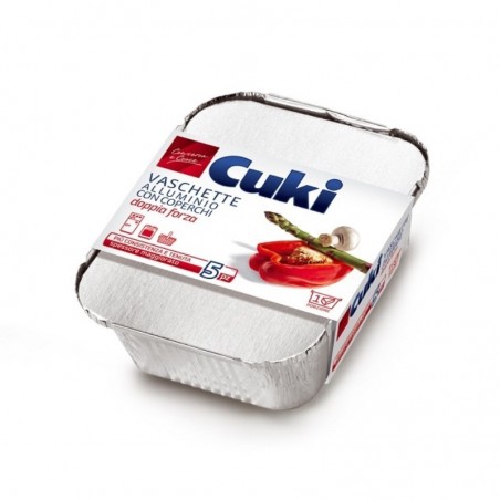 CUKI - Double Strength - 5 Aluminum Trays With Lid