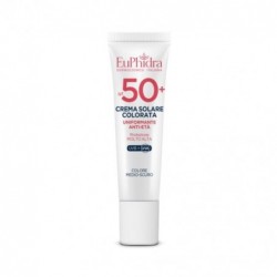 SPF50+ Uniforming anti-aging Tinted facial sun cream - Medium-Dark 30ml