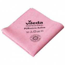 PURmicro Active - 5 microfiber cloths - Red