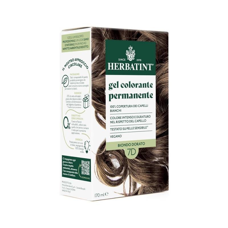 HERBATINT - Permanent hair color gel n.7D Golden Blonde