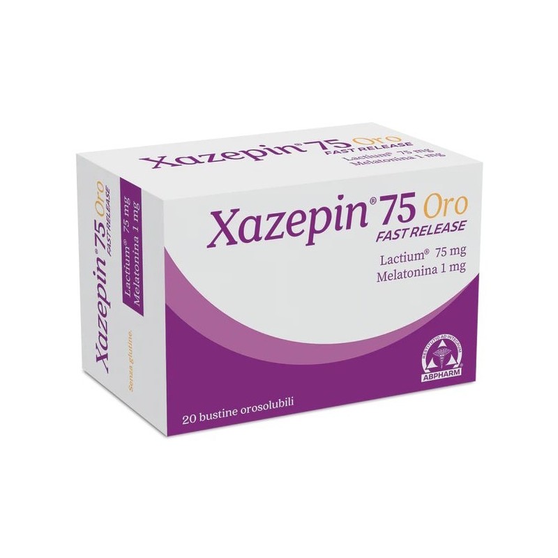 AB PHARM - Xazepin 75 Oro Fast Release - Mood & Sleep Supplement 20 Sachets