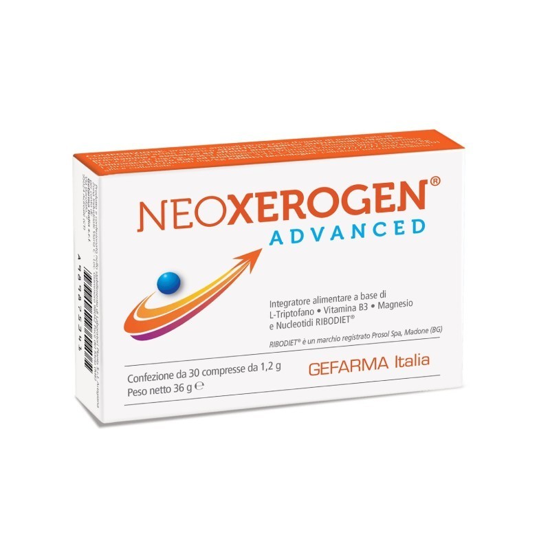 GEFARMA ITALIA - Neoxerogen Advanced - Mood & Sleep Supplement 30 Tablets