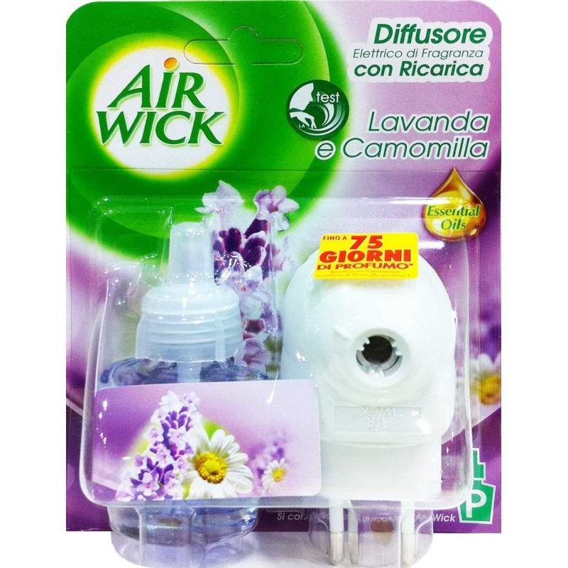 Electric fragrance diffuser with assorted fragrance refill