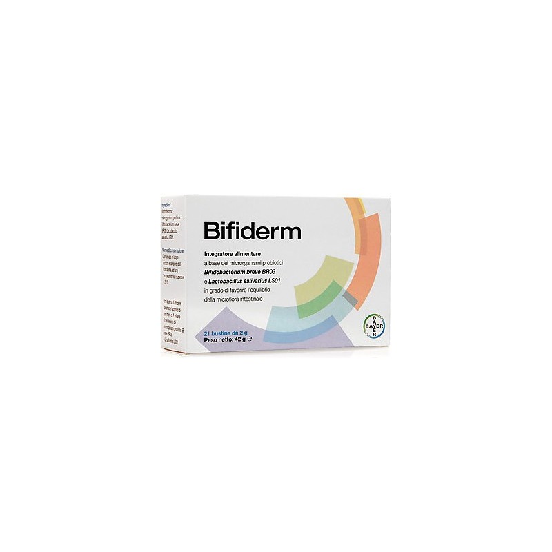 Bayer - dietary supplement with probiotics bifiderm 21 bags